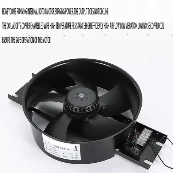 High-power Industrial Ventilation Fan, 3000rpm, Axial - view 3