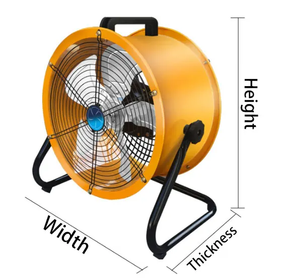 High-power Silent Exhaust Fan, 16-24, 220V, Electric - view 3