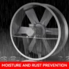 High-power Ventilation Centrifugal Fan, axial, 380V, Electric - view 3