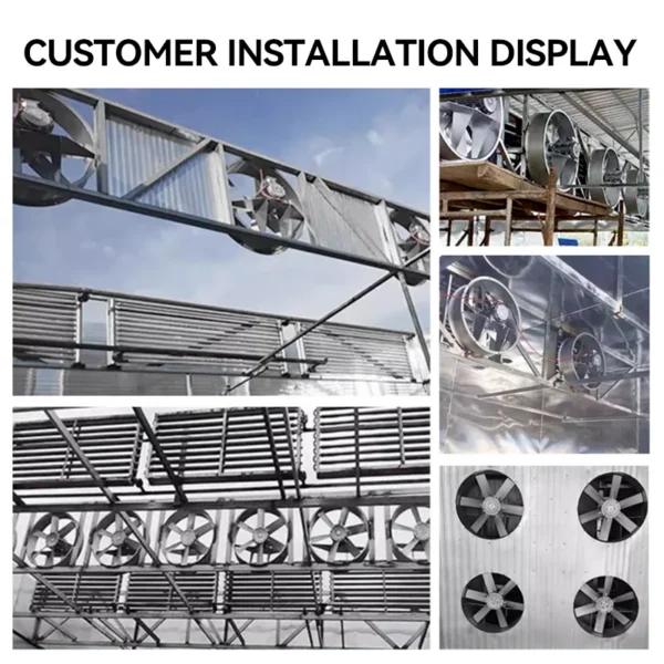 High-power Ventilation Centrifugal Fan, axial, 380V, Electric - view 5
