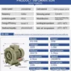 High Pressure Aluminum Blower, 90W, 220V, 2800RPM - view 2
