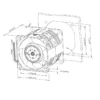 High Pressure Blower, INNOOTEC, 12V, 60*60*56mm, Brushless - view 3