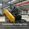 High Pressure Centrifugal Fan, Steel, Cast, Aluminum
