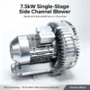High Pressure Regenerative Blower, Aluminum, Electric