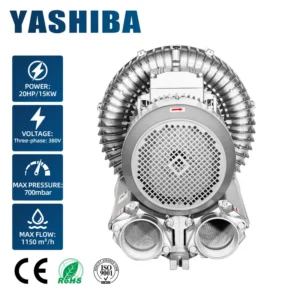 High Pressure Turbo Blower, 20HP/15KW, 380V