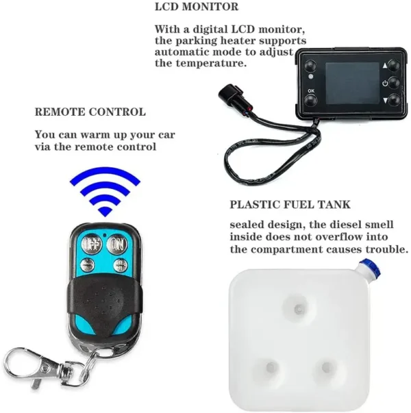 High Quality Parking Heater, 5L/10L/15L, DC12V, 2-5KW - view 3