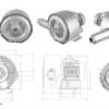High Quality Regenerative Blower, 2RB, 220, 7HH26, 220V - view 5