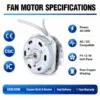 High Speed Fan, 220v, 2650-2800rpm, 7115, 7116 - view 6
