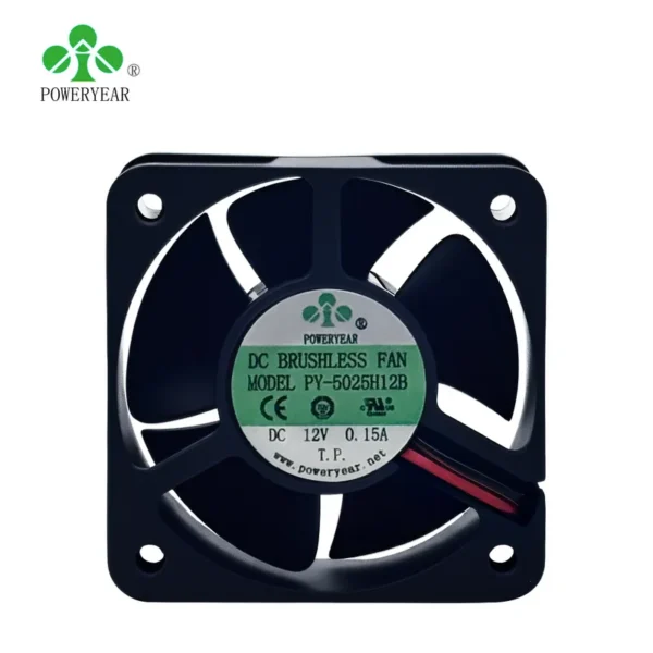 High Speed Pwm Fan, POWERYEAR, 50x50x25mm, 5v, 50mm - view 4
