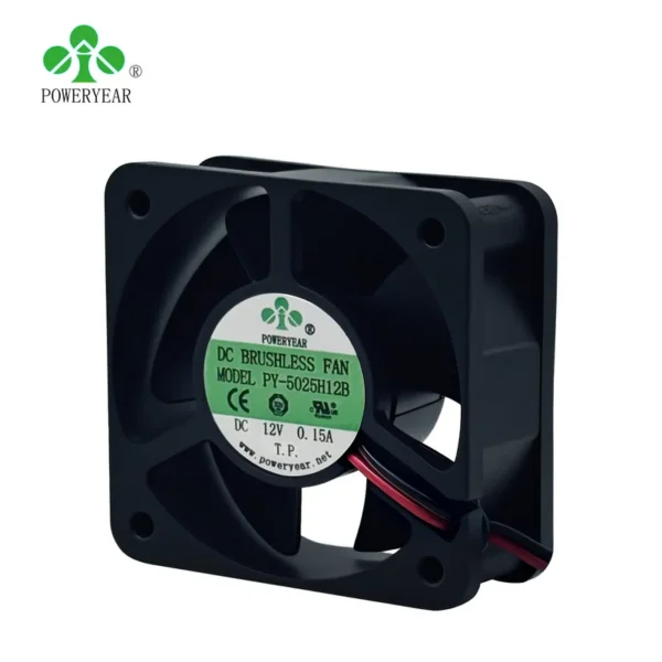 High Speed Pwm Fan, POWERYEAR, 50x50x25mm, 5v, 50mm - view 5