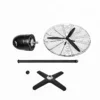 High Speed Stand Fan, 110v, Steel - view 3