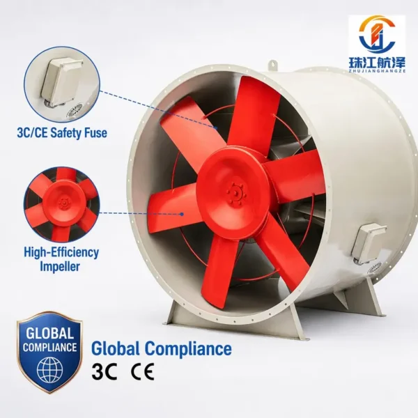 High-temperature Smoke Exhaust Fanoemodm, HTF, Stainless - view 5