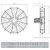 High Volume Comfort Fan, AG1300B, 220-277Vac-50/60, Axial, 1Ph - view 2