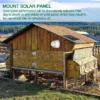 Hole Smoke Exhaust Fan, Solar, DC12V, Wall - view 6