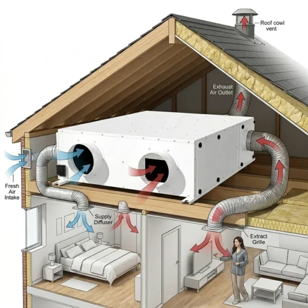 Home Hvac Systems, ERV, HEPA, 250-6000, M3 - view 2