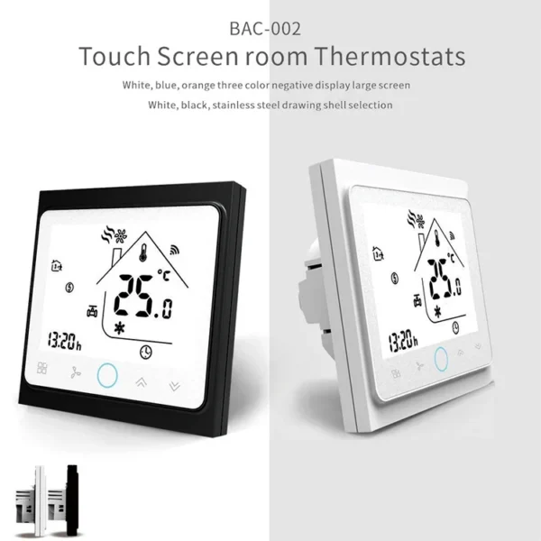 Home Indoor Temperature Controller, BAC-002, LCD, HVAC - view 2