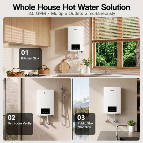 Home Tankless Boiler, 220V - view 6