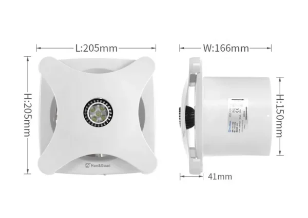 Honguan Fan, Wall, 150mm - view 2