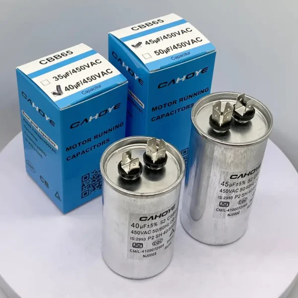 Hongye Polypropylene Film Motor, 450V, 40F, CBB65 - view 4