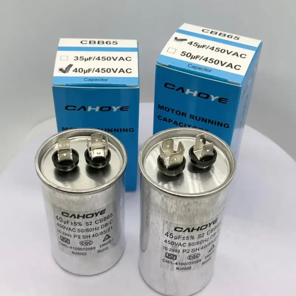 Hongye Polypropylene Film Motor, 450V, 40F, CBB65 - view 5