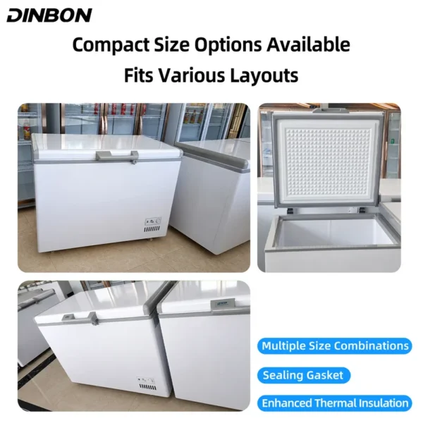 Horizontal Chest Deep Freezer, R290, 220 V - view 2
