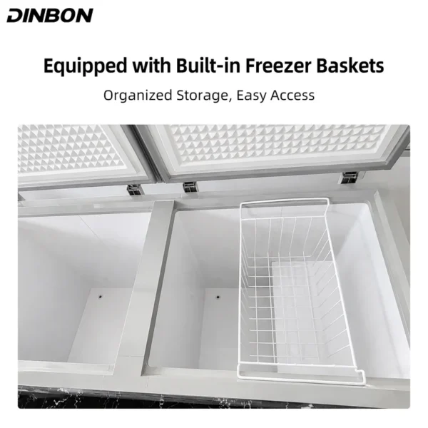 Horizontal Chest Deep Freezer, R290, 220 V - view 4