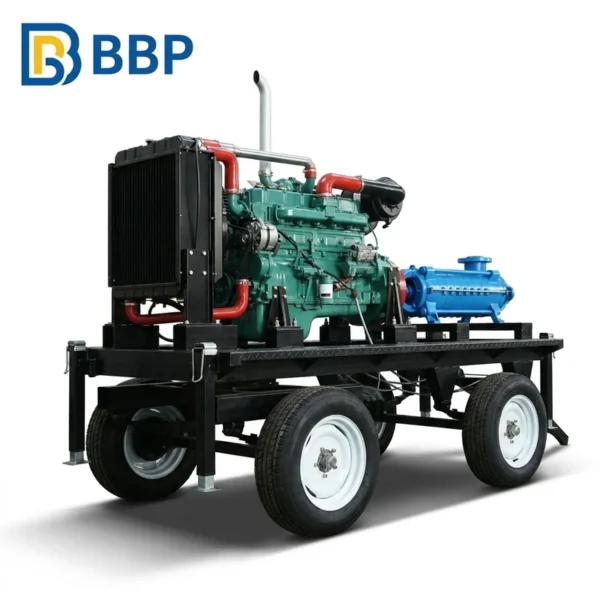 Horizontal Multistage Centrifugal Pump, BBP, Motor, QD - view 5