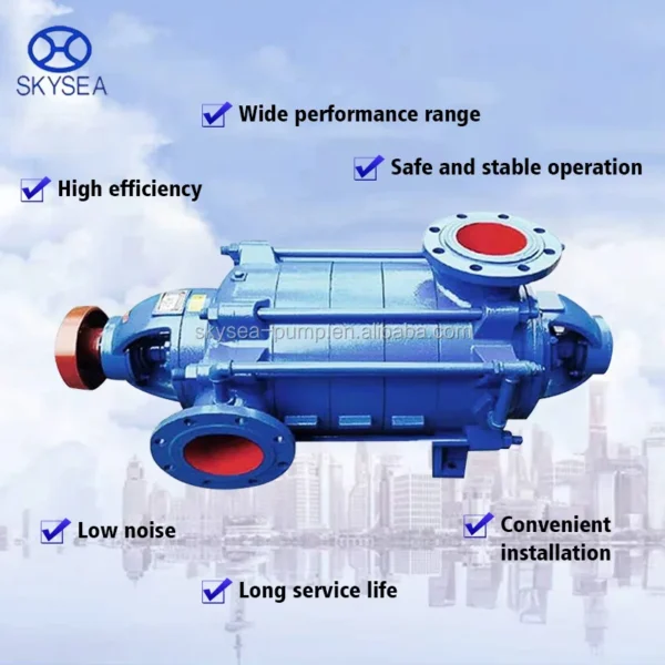 Horizontal Multistage Centrifugal Pump, Steel, Stainless - view 2