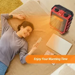 House Utility Space Fan, 1500W/750W, Portable - view 6