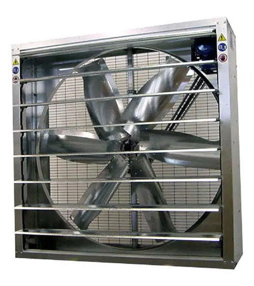 House Wall Exhaust Fan, 380V, Stainless Steel - view 4