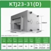 Household Duct Exhaust Fan, Electric, 1340 rpm - view 3