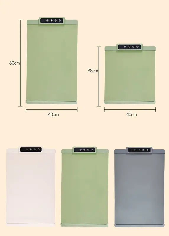 Household Food Warming Plate, Aluminum, Electric - view 3