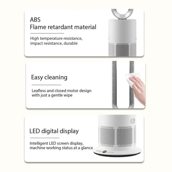 Household Leafless Fan, Hepa11, Electric Power - view 3