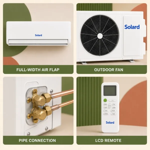 Household Solar Air Conditioner, 36000BTU, Inverter - view 4