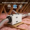 Hvac Ducted Central Dehumidifier, ETL, 115V, 70-140