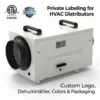 Hvac Ducted Central Dehumidifier, ETL, 115V, 70-140 - view 2