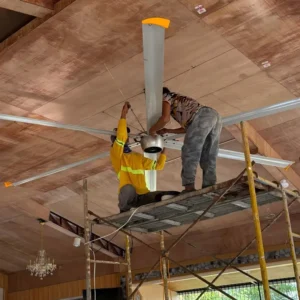 Hvls Ceiling Fan, 14ft, 0.5KW