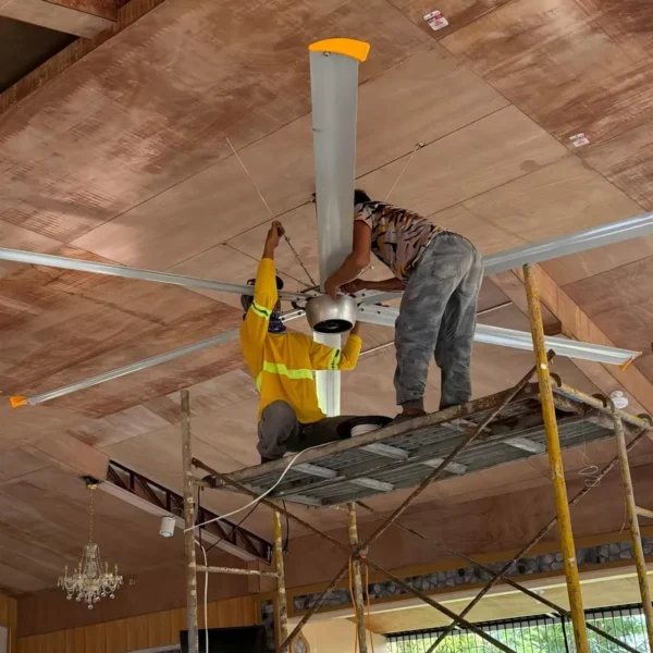 Hvls Ceiling Fan, 14ft, 0.5KW