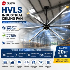 Hvls Fan, 10ft, 12ft, 16ft, 24ft