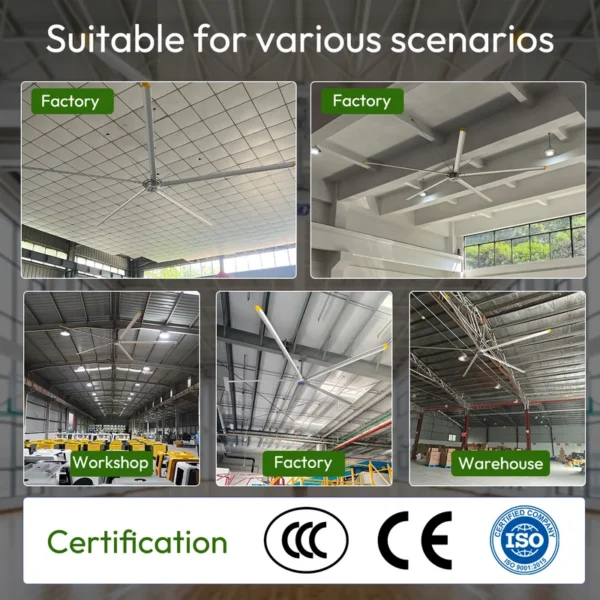 Hvls Fan, 16-24ft, Ceiling - view 4