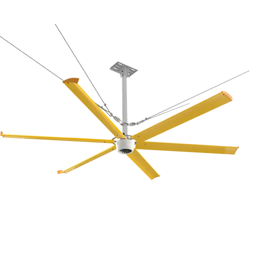 Hvls Fan, 16ft, 220 V, Aviation Metal - view 5