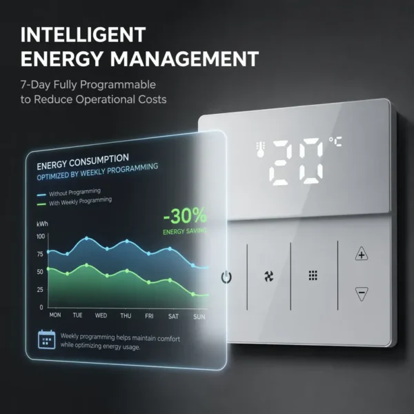 Hy609ac-wifi Central Air Conditioner, FCU, LED - view 2
