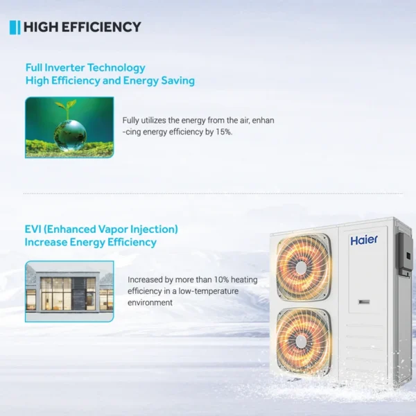 Hybrid Heat Pump, R290, Inverter, 8kW, 10kW - view 3