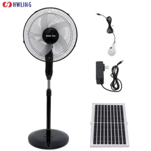 Hybrid Solar Fan, BLDC, 12W, HS-128, 12000mah