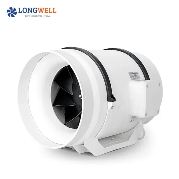 Hydroponics Plastic Radial Fan, LONGWELL, 220V, 4-12
