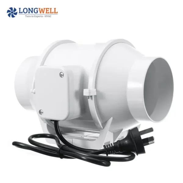 Hydroponics Plastic Radial Fan, LONGWELL, 220V, 4-12 - view 2