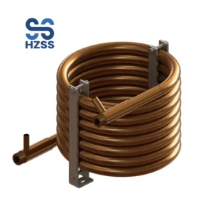 HZSS SS-0050TT Spiral Heat Exchanger, Ice Machine Condenser, 0.5-100kW