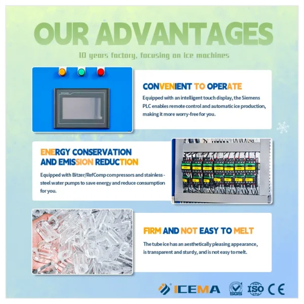 Ice Machine, 1000kg/Day, 220V, 380V - view 4