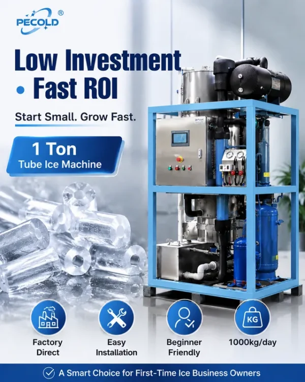 Ice Machine, 1000kg/Day, 220V/60Hz - view 3