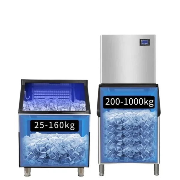 Ice Machine, 1000kg, Stainless, Steel - view 5